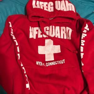 ⚪️Lifeguard hoodie from Mystic, Connecticut🔴